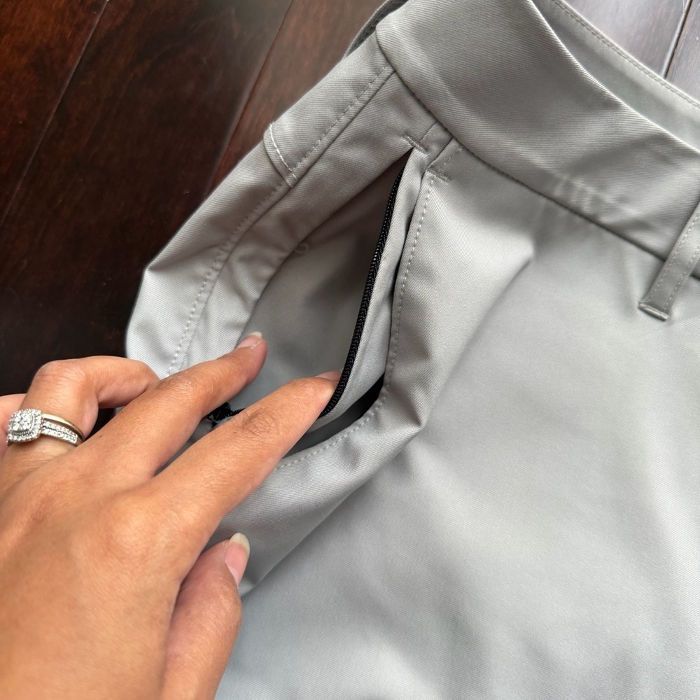 Public Rec Men's Dealmaker Chino+ Pants Size 36x32 Gray Travel Golf Work Casual - Picture 4 of 13